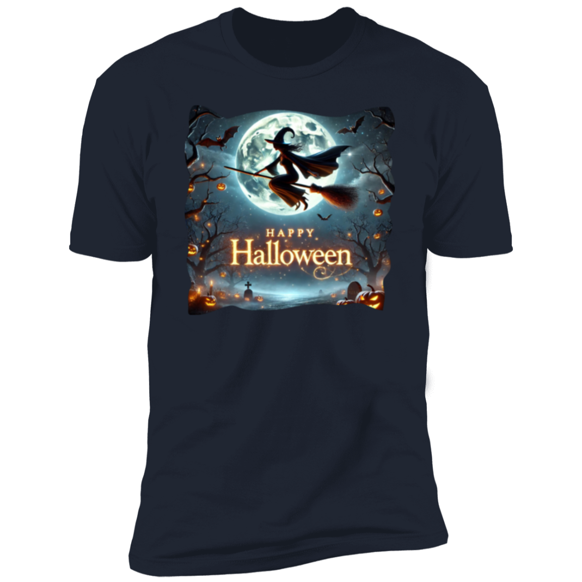 Witch in Full Moon  T-Shirt