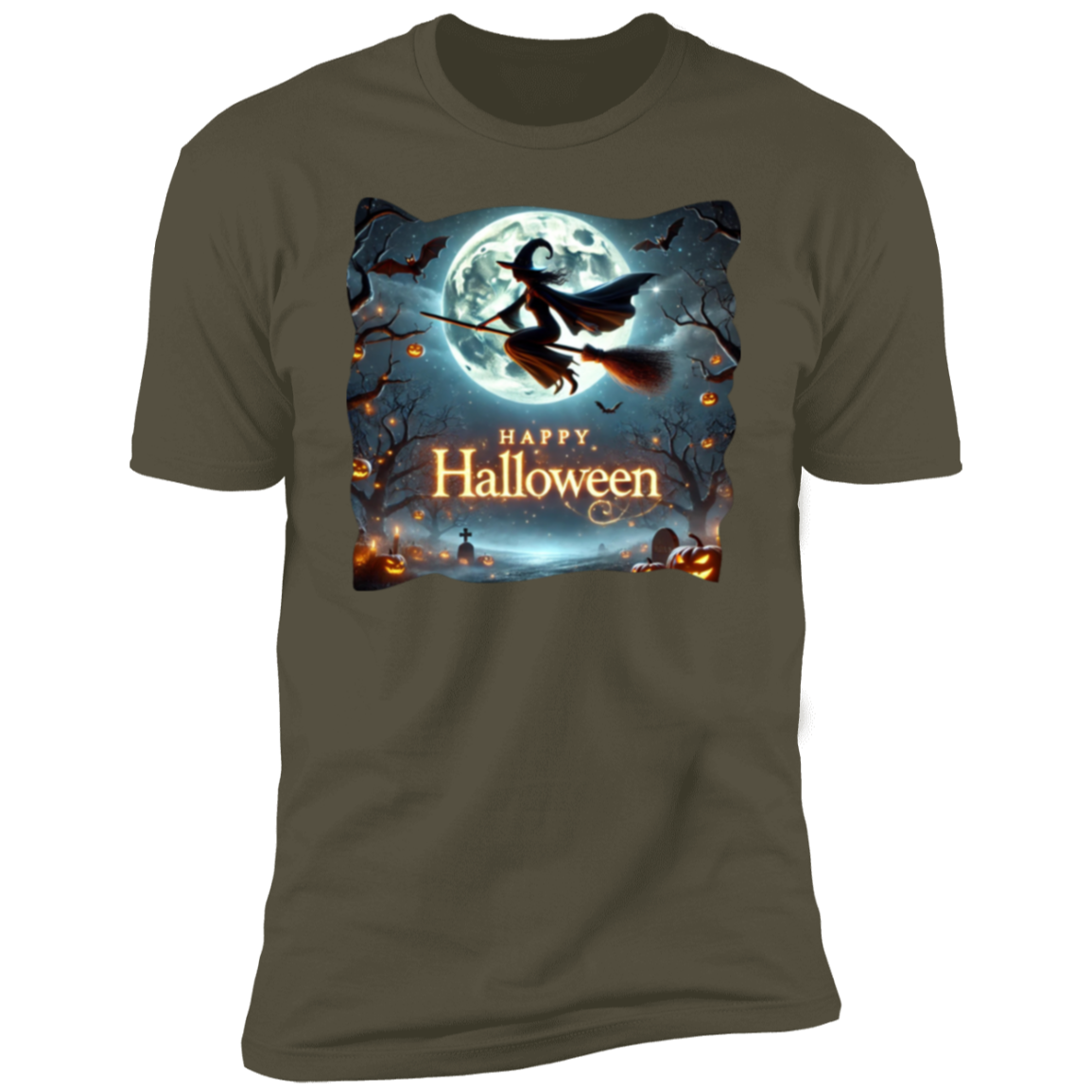 Witch in Full Moon  T-Shirt