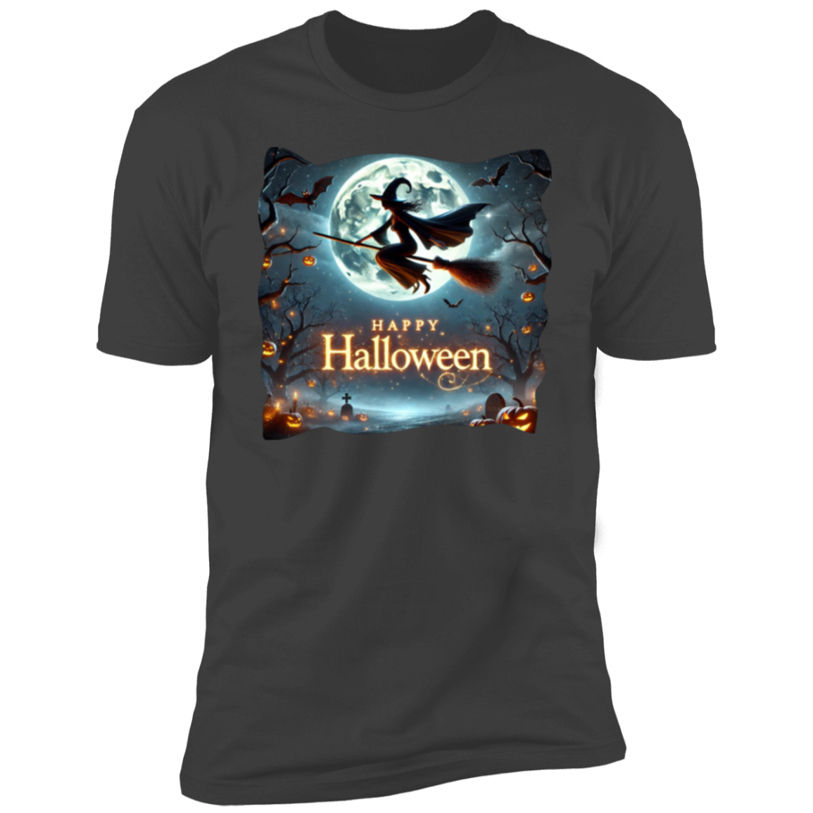 Witch in Full Moon  T-Shirt