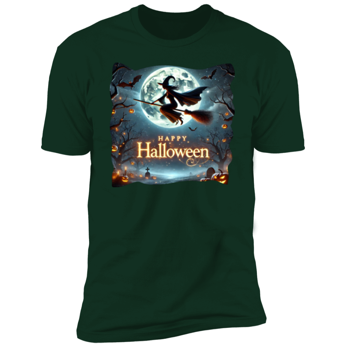 Witch in Full Moon  T-Shirt