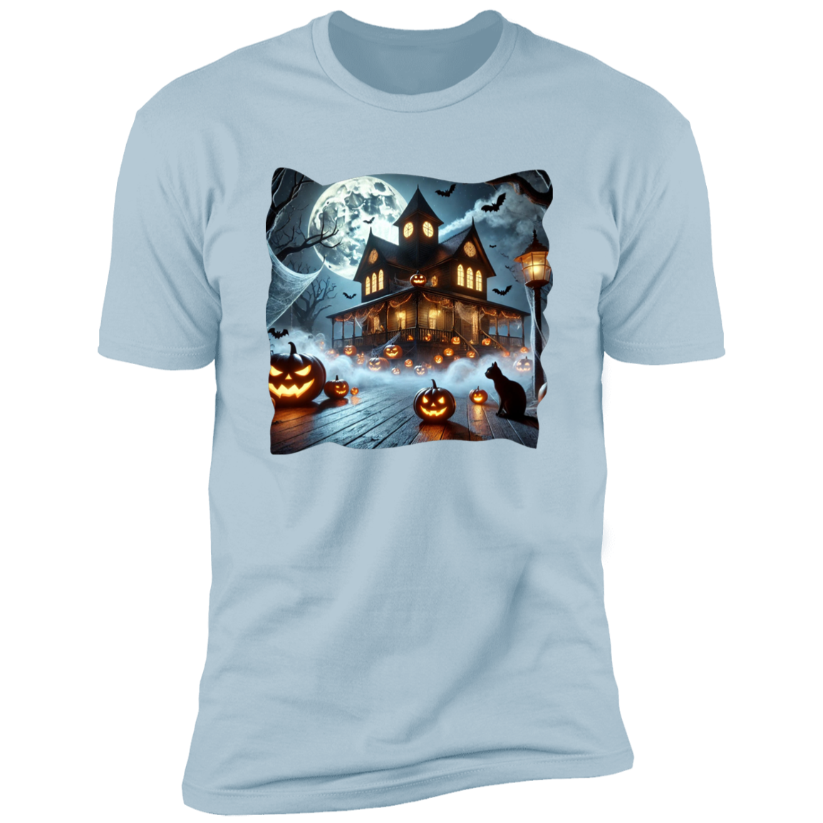 Black Cat | Haunted House  T-Shirt