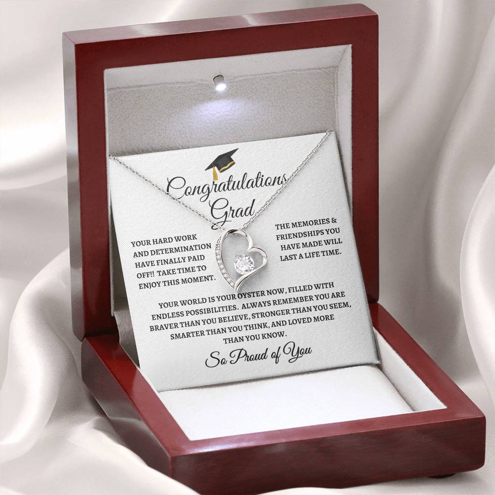 For Graduation | Congratulations - Forever Love Necklace| WB