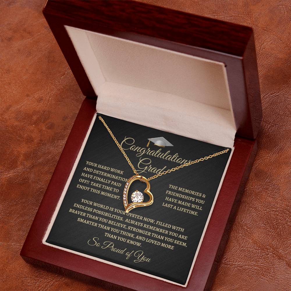 For Graduation | Congratulations Grad | Forever Love Necklace | BG