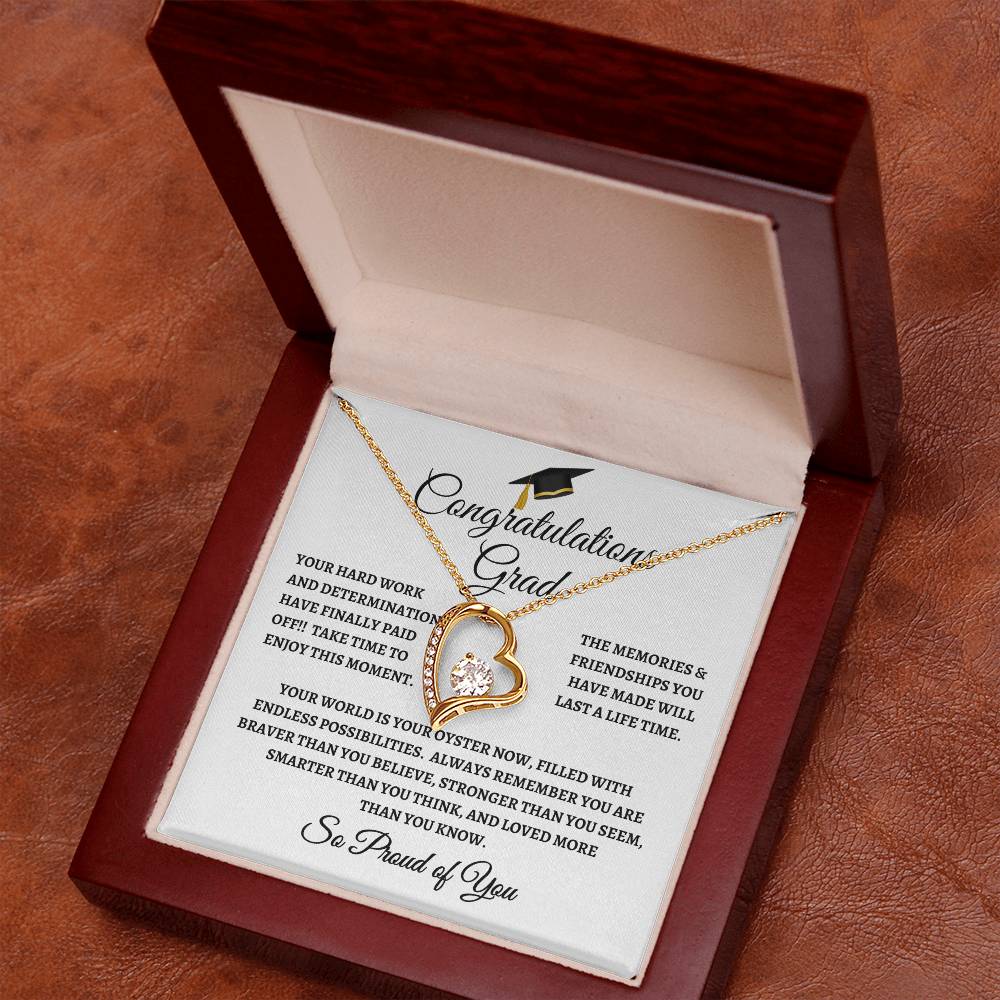 For Graduation | Congratulations - Forever Love Necklace| WB