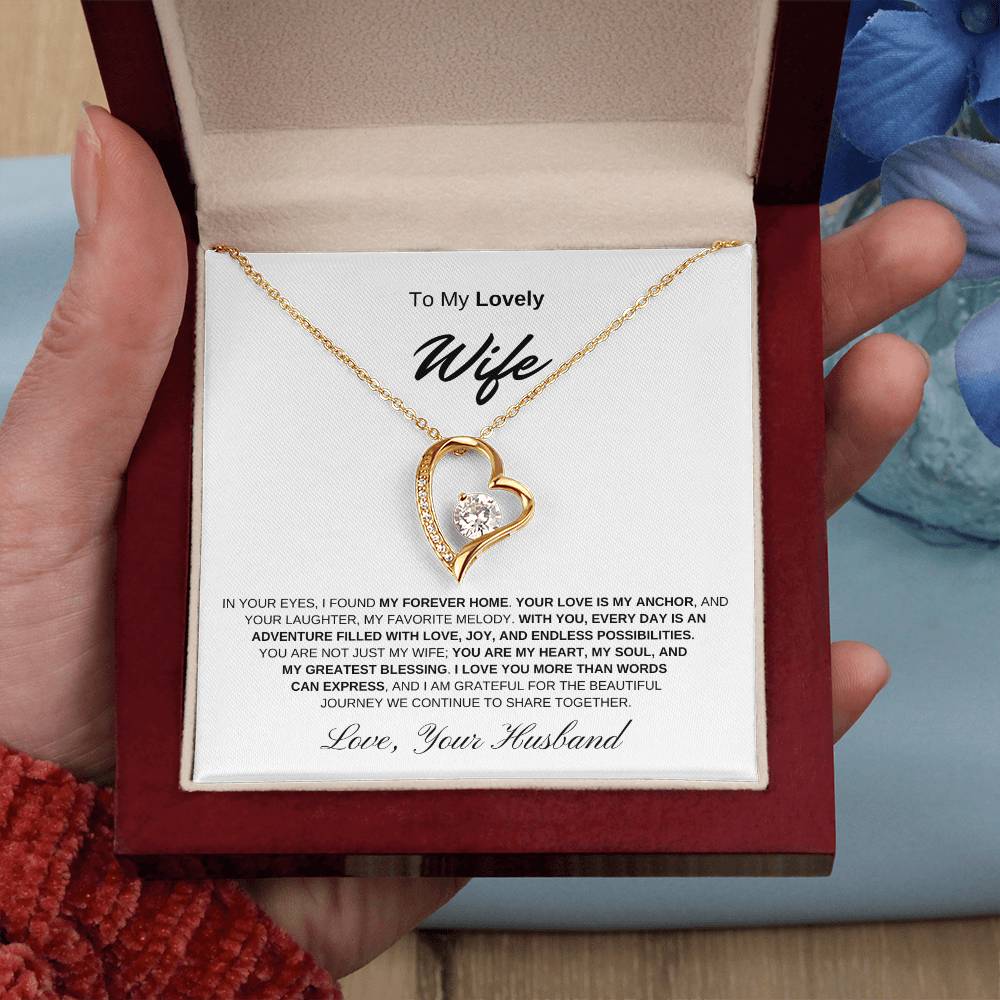 To My Lovely Wife - Forever Love Necklace