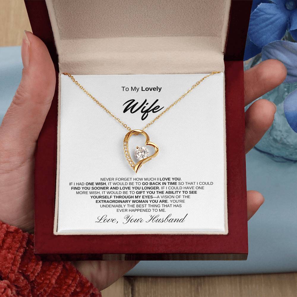 To My Lovely Wife | Forever Love Necklace