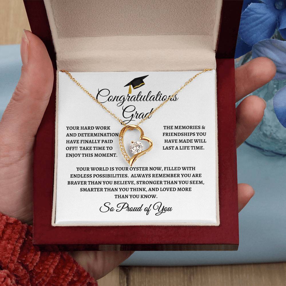 For Graduation | Congratulations - Forever Love Necklace| WB