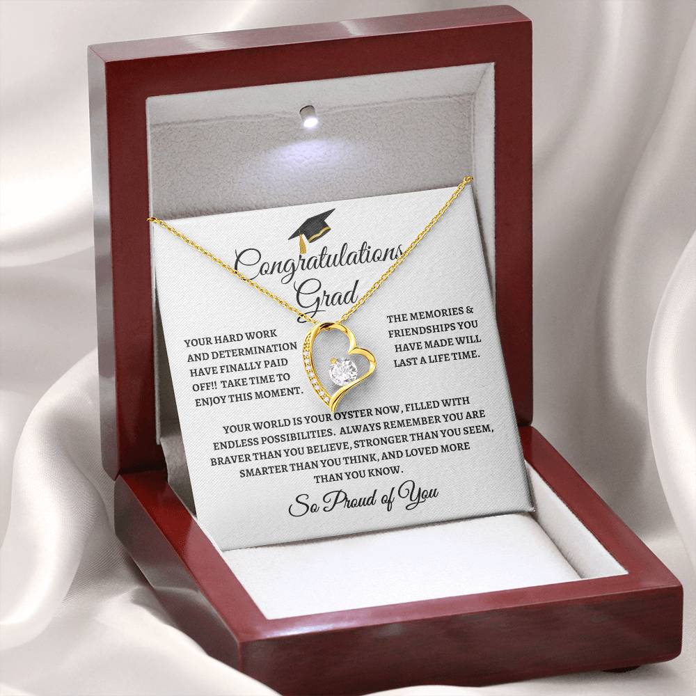 For Graduation | Congratulations - Forever Love Necklace| WB