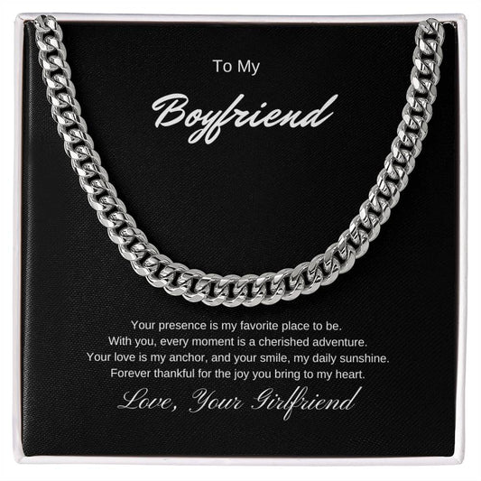 To My Boyfriend | Cuban Link Chain