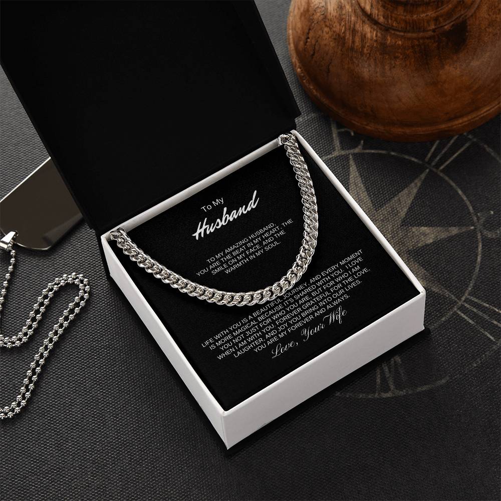 To My Husband | Cuban link chain