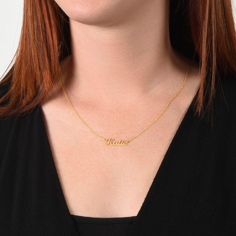 LuxeScript Personalized Name Necklace