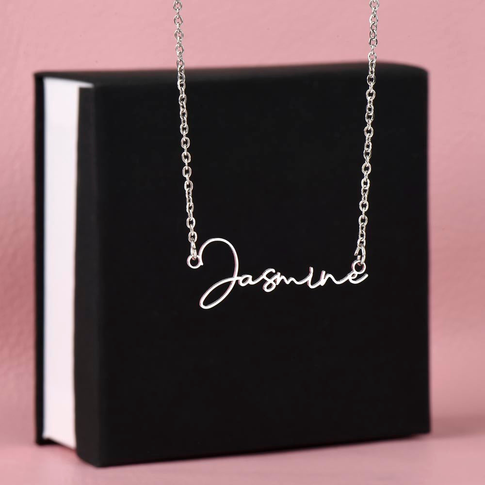 Signature Elegance Personalized Name Necklace