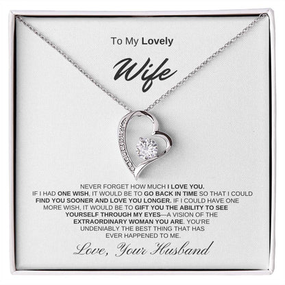 To My Lovely Wife | Forever Love Necklace