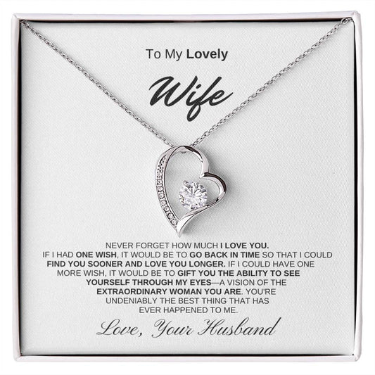 To My Lovely Wife | Forever Love Necklace