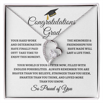 For Graduation | Congratulations - Forever Love Necklace| WB