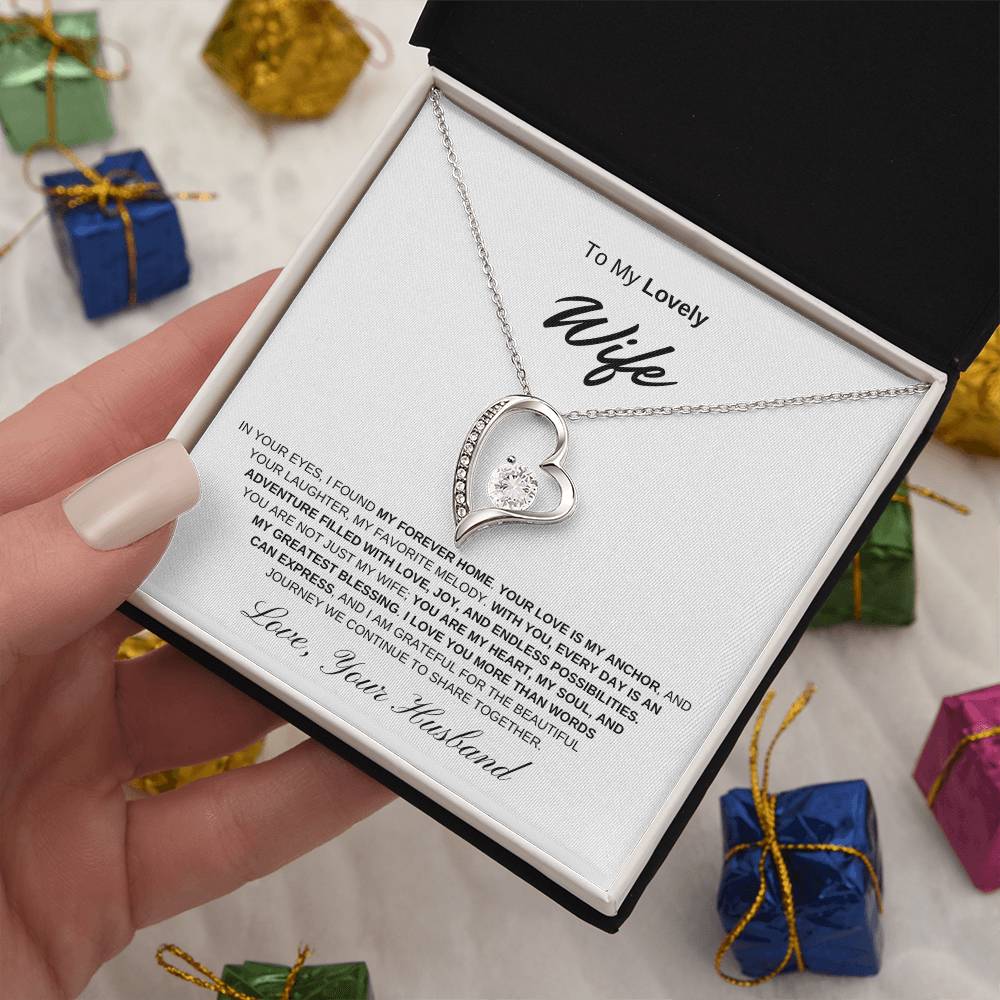 To My Lovely Wife - Forever Love Necklace