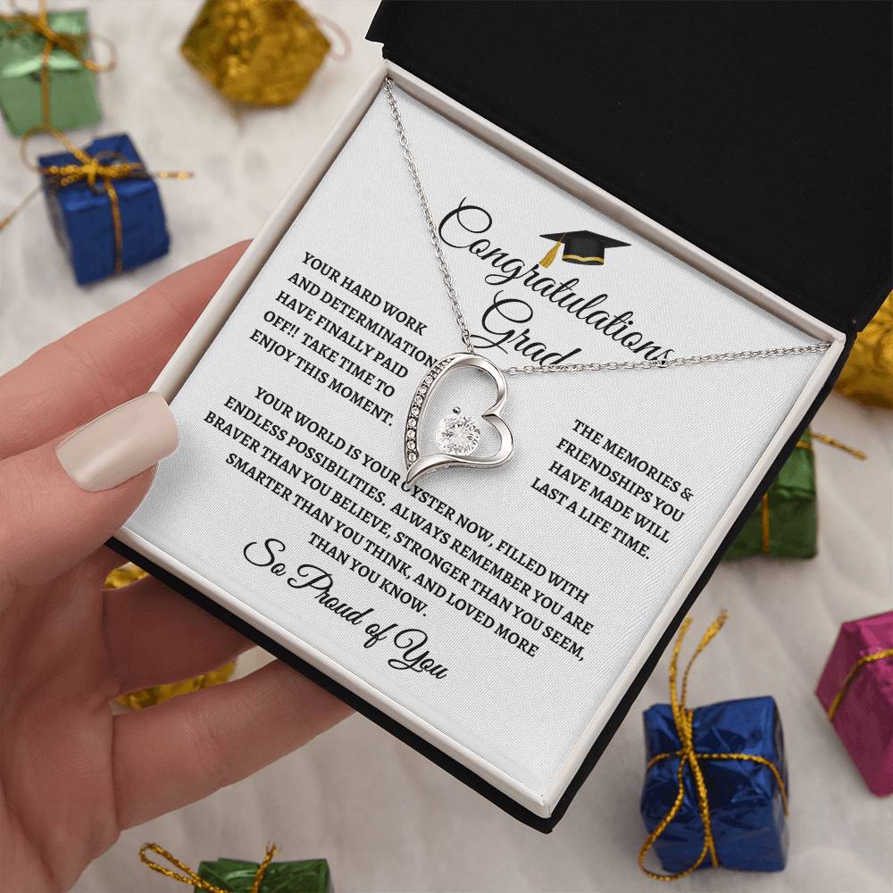 For Graduation | Congratulations - Forever Love Necklace| WB