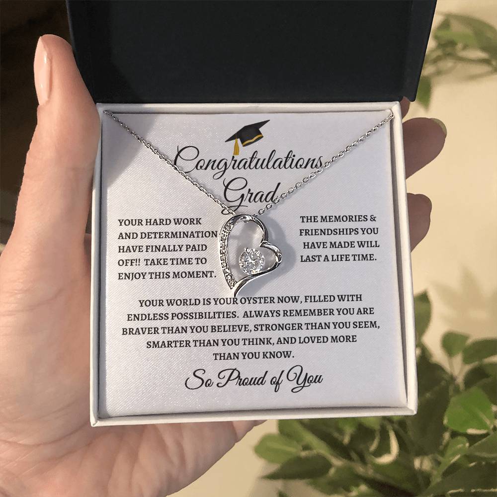 For Graduation | Congratulations - Forever Love Necklace| WB