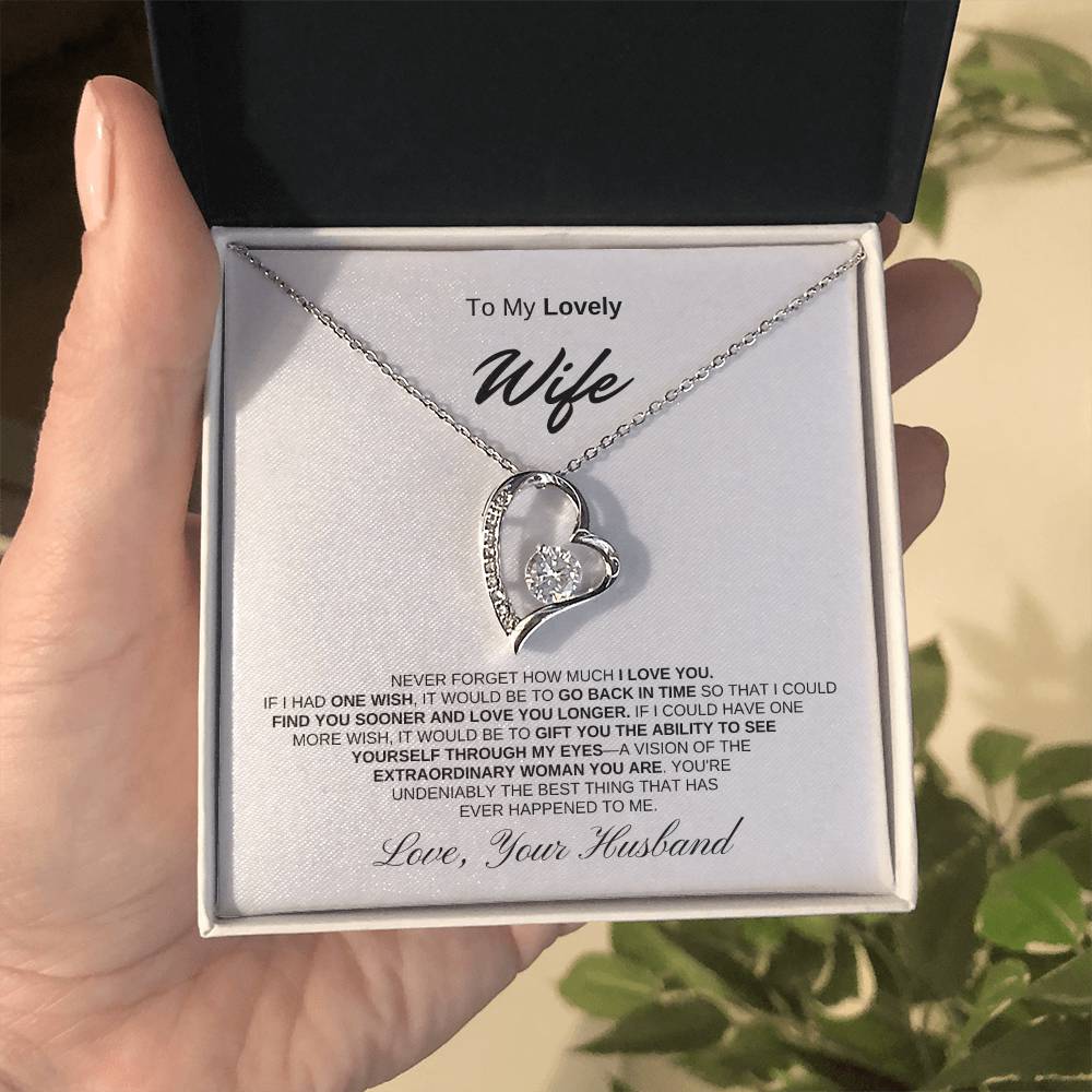 To My Lovely Wife | Forever Love Necklace