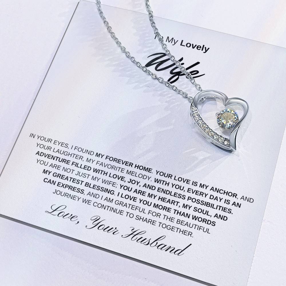 To My Lovely Wife - Forever Love Necklace