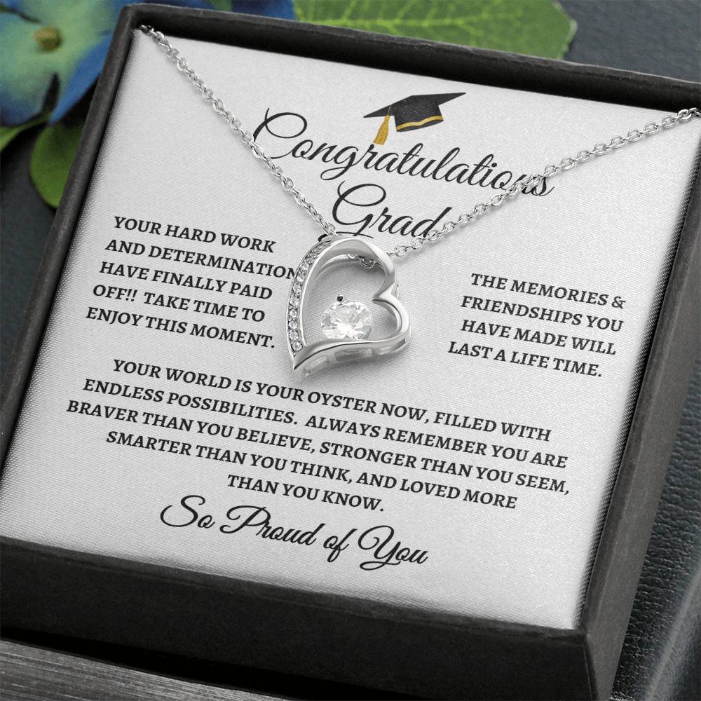 For Graduation | Congratulations - Forever Love Necklace| WB