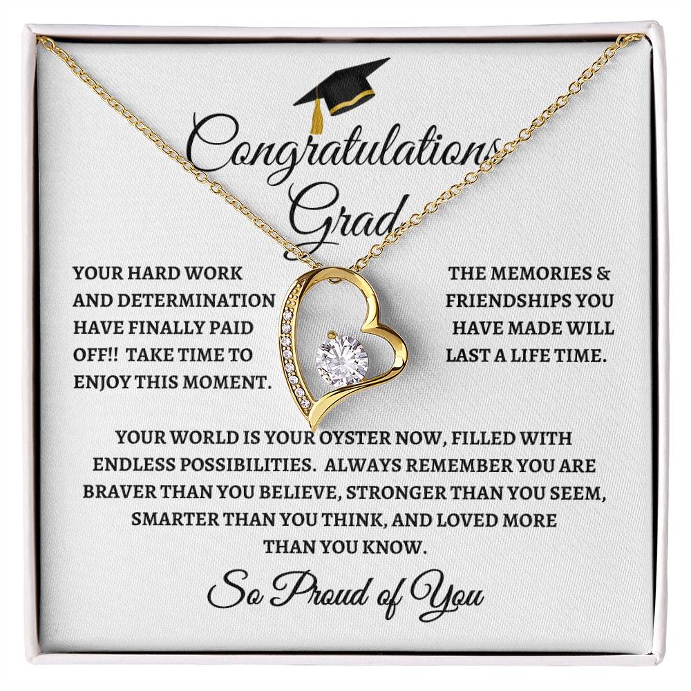 For Graduation | Congratulations - Forever Love Necklace| WB