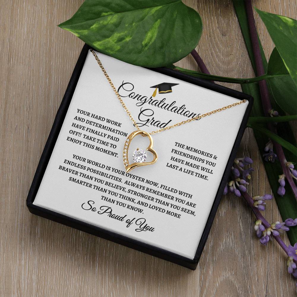 For Graduation | Congratulations - Forever Love Necklace| WB