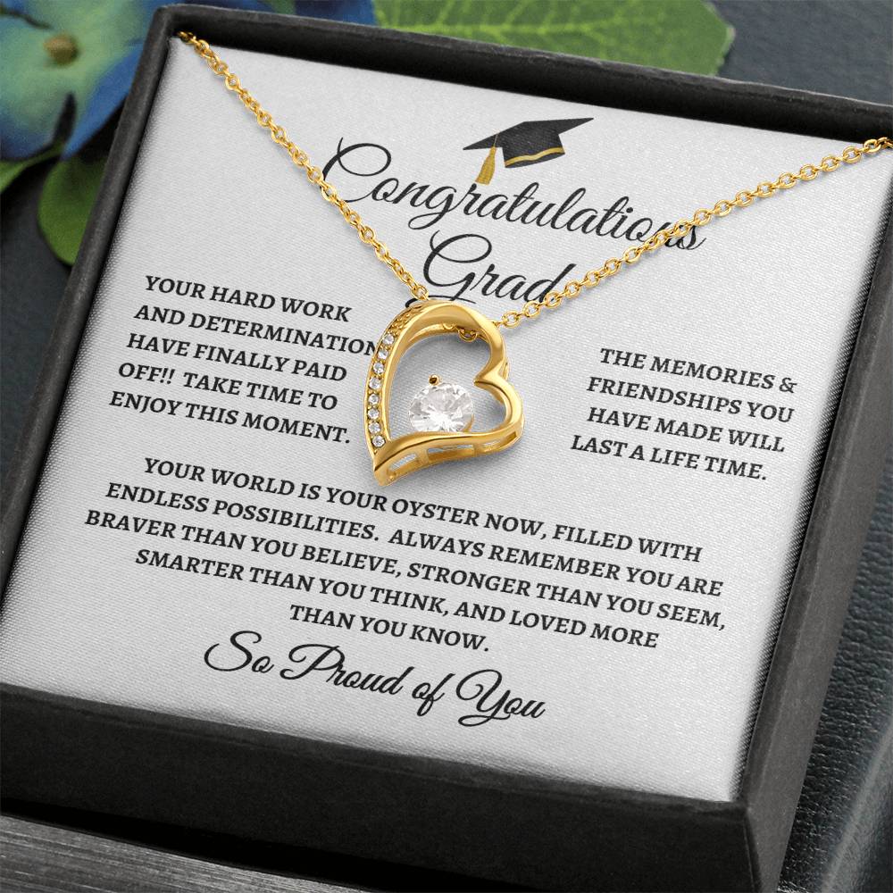 For Graduation | Congratulations - Forever Love Necklace| WB