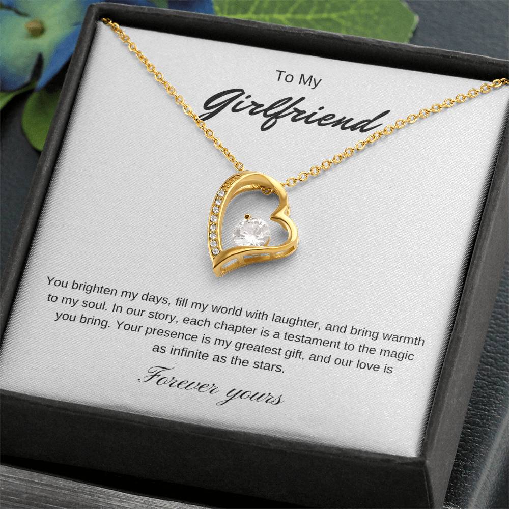 To My Girlfriend | Forever Love Necklace