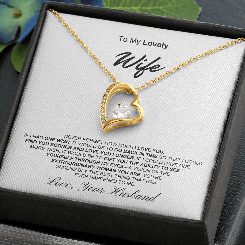 To My Lovely Wife | Forever Love Necklace